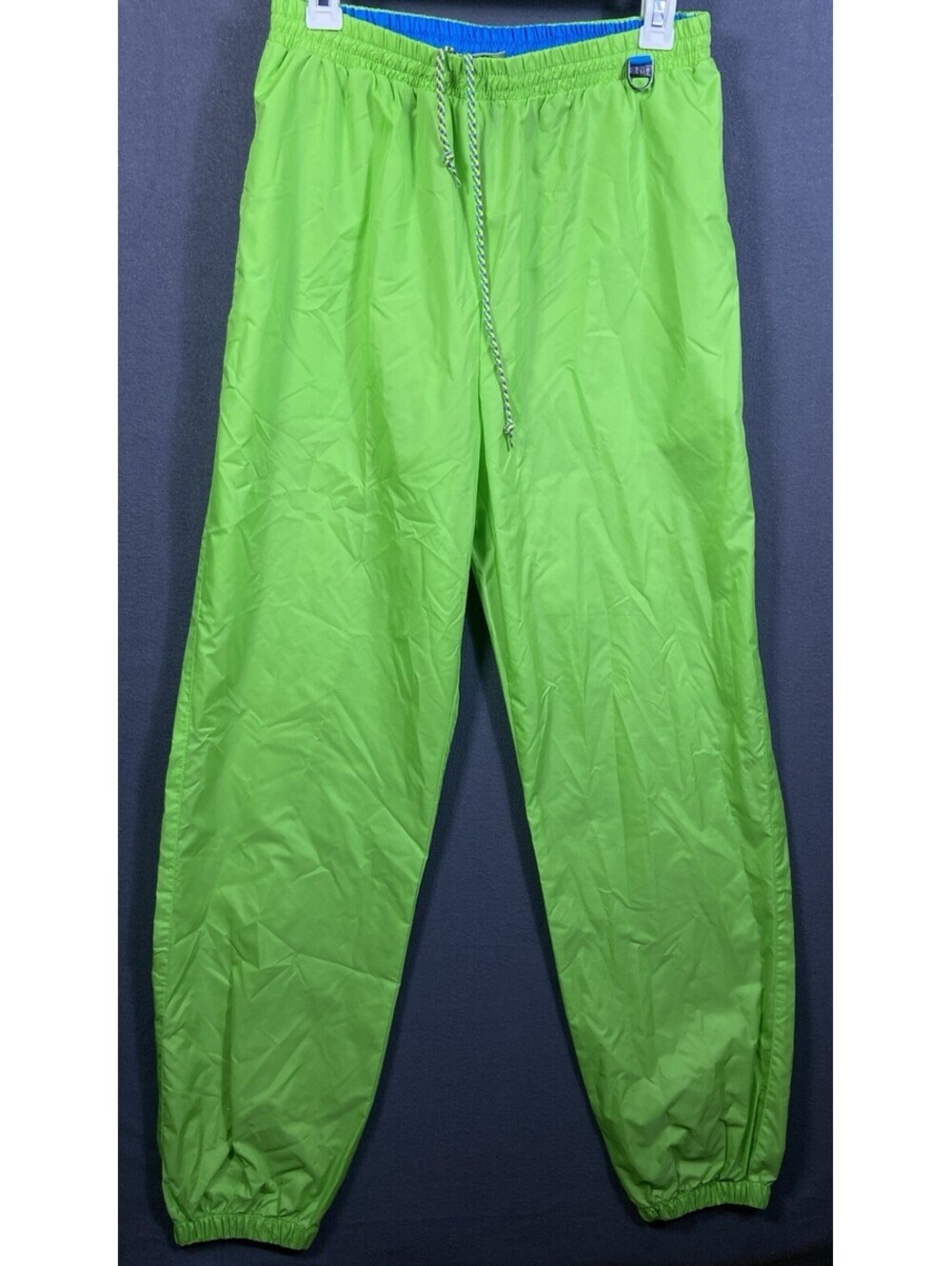 Vintage SKYR Womens Jogging Pants Size XLarge 80s 90s Neon Green Thin Made Korea
